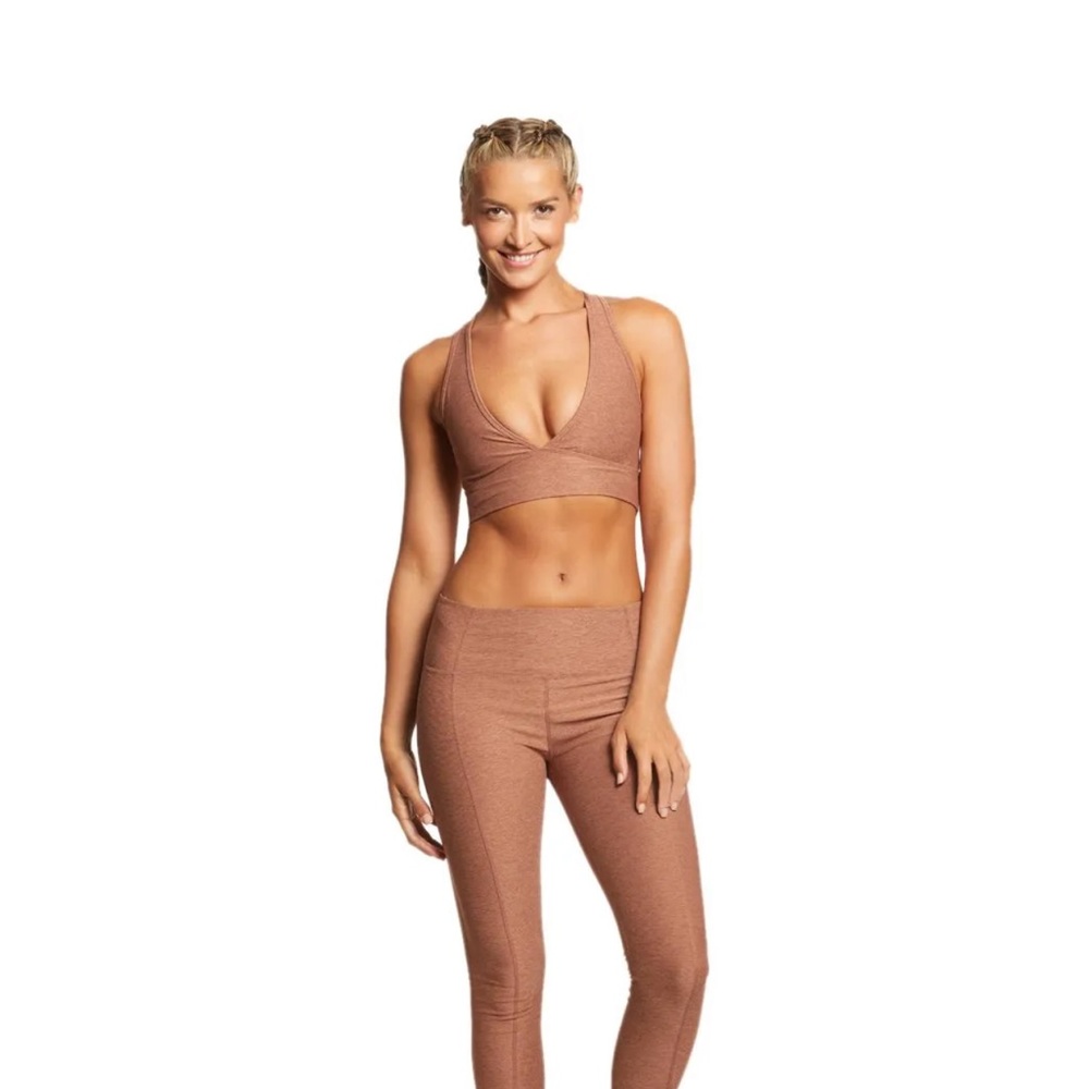 NWT Varley Walsh Sports Bra in Rust, Size Small